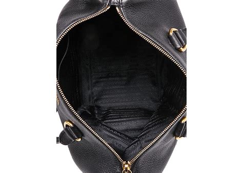 Prada Vitello Phenix Boston Black 